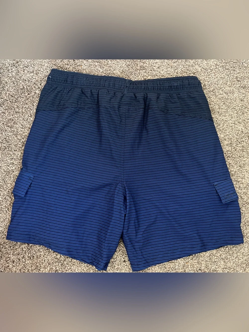 NWT Men’s Spyder Blue Striped Board Shorts Swim Trunks Size XL